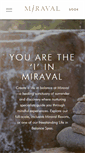 Mobile Screenshot of miravalresorts.com